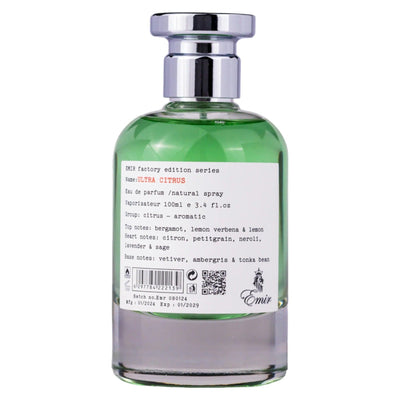 Emir Ultra Citrus Factory Edition, 100ml, Apa De Parfum, Unisex, Asemanator Cu Guerlain - Le Frenchy